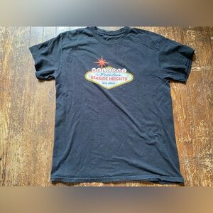 Las Vegas Style Seaside Heights Graphic T-Shirt size SM